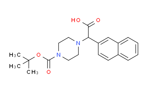 1-Boc-4-(carboxy-naphthalen-2-yl-methyl)-piperazine