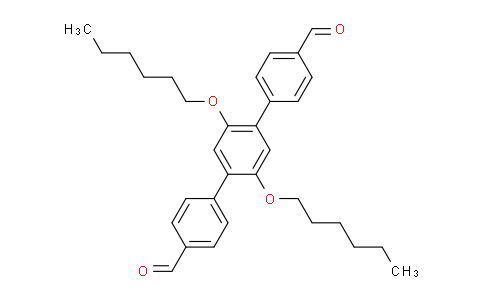 2',5'-Bis(hexyloxy)-[1,1':4',1''-terphenyl]-4,4''-dicarbaldehyde