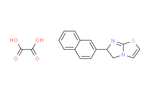 5,6-二氫-6-(2-萘基) 咪唑并[2,1-B]噻唑草酸鹽
