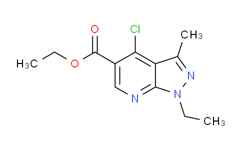 4-氯-1-乙基-3-甲基-1H-吡唑并[3,4-B]吡啶-5-羧酸乙酯