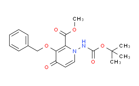 3(苄氧基-1(叔丁氧基羰基)氨基-4-氧代-1,4-二氢吡啶-2-羧酸甲酯