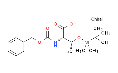 N-benzyloxycarbonyl-O-(tert-butyldimethylsilyl)-L-threonine