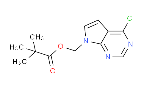 (4-chloro-7H-pyrrolo[2,3-d]pyrimidin-7-yl)methyl 2,2- dimethylpropanoate