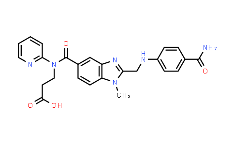 3-(2-(((4-氨基甲?；交?氨基)甲基)-1-甲基-N-(吡啶-2-基)-1H-苯并[d]咪唑-5-甲酰胺基)丙酸)（達(dá)比加群雜質(zhì)）
