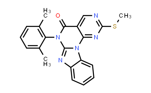 6-(2,6-二甲基苯基)-2-(甲硫基)苯并[4,5]咪唑并[1,2-a]嘧啶并[5,4-e]嘧啶-5(6H)-酮