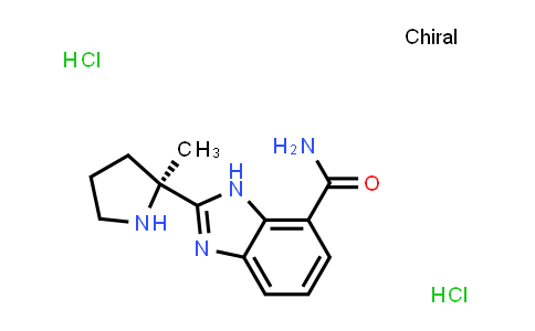 1H-Benzimidazole-4-carboxamide, 2-[(2S)-2-methyl-2-pyrrolidinyl]-, dihydrochloride
