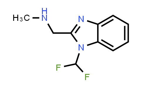 1-(1-(Difluoromethyl)-1h-benzo[d]imidazol-2-yl)-N-methylmethanamine