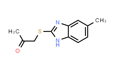 1-((5-甲基-1H-苯并[d]咪唑-2-基)硫代)丙烷-2-酮