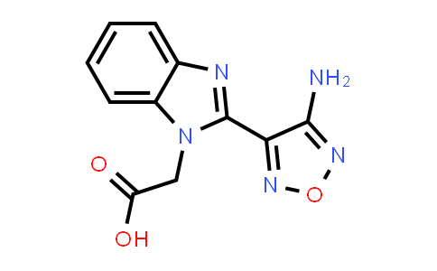 2-(2-(4-氨基-1,2,5-噁二唑-3-基)-1H-苯并[d]咪唑-1-基)乙酸