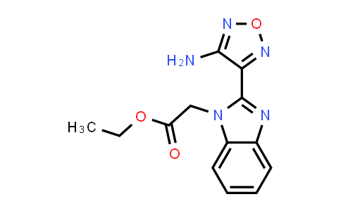 2-(2-(4-氨基-1,2,5-噁二唑-3-基)-1H-苯并[d]咪唑-1-基)乙酸乙酯