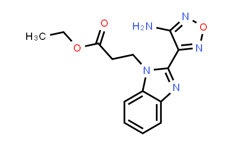 3-(2-(4-氨基-1,2,5-噁二唑-3-基)-1H-苯并[d]咪唑-1-基)丙酸乙酯
