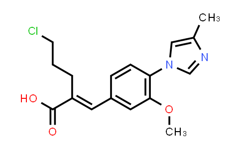 5-氯-2-[[3-甲氧基-4-(4-甲基-1H-咪唑-1-基)苯基]亚甲基]戊酸