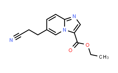 Ethyl 6-(2-cyanoethyl)imidazo[1,2-a]pyridine-3-carboxylate