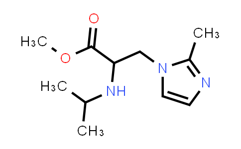 2-(异丙基氨基)-3-(2-甲基-1H-咪唑-1-基)丙酸甲酯