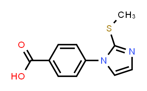 4-[2-(甲基硫烷基)-1h-咪唑-1-基]苯甲酸