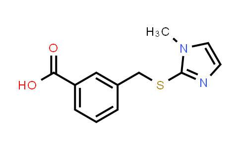 3-{[(1-methyl-1h-imidazol-2-yl)sulfanyl]methyl}benzoic acid