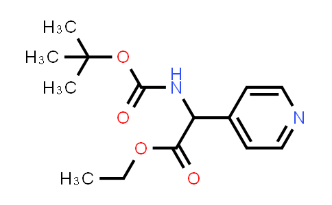 2-((叔丁氧羰基)乙基氨基)-2-(吡啶-4-基)乙酸酯