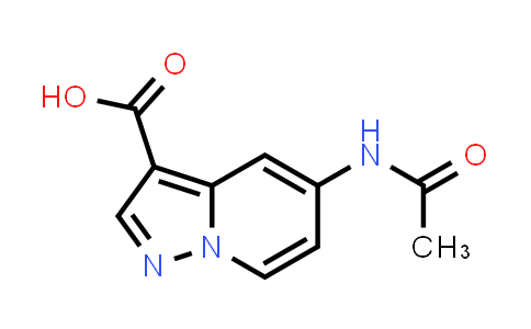 5-乙酰氨基吡唑并[1,5-a]吡啶-3-羧酸