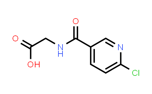 2-[(6-氯吡啶-3-基)甲酰胺基]乙酸