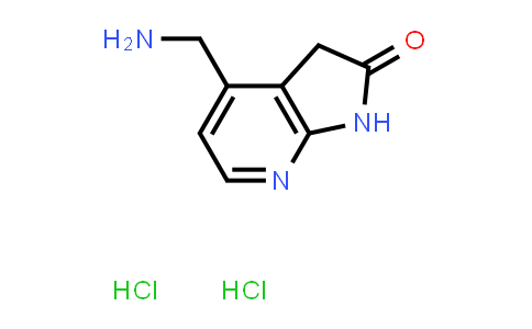 4-(氨基甲基)-1H,2H,3H-吡咯并[2,3-b]吡啶-2-酮二鹽酸鹽