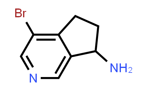 4-Bromo-6,7-dihydro-5H-cyclopenta[c]pyridin-7-amine