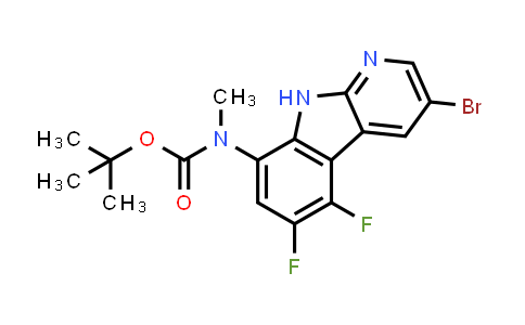 (3-溴-5,6-二氟-9H-吡啶并[2,3-b]吲哚-8-基)(甲基)氨基甲酸叔丁酯