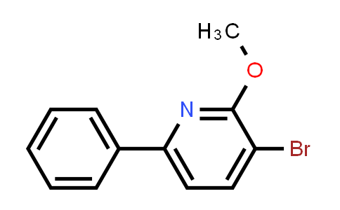 3-Bromo-2-methoxy-6-phenylpyridine