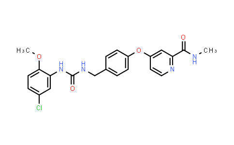 4-(4-((3-(5-氯-2-)甲氧基苯基)脲基)甲基)苯氧基)-N-甲基吡啶