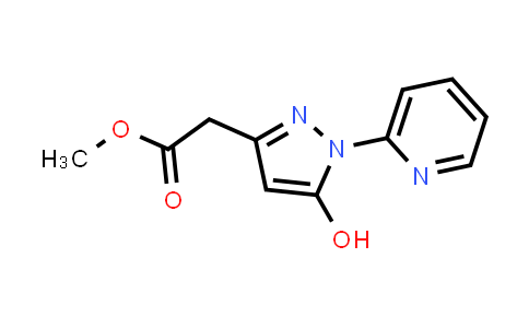 Methyl (5-hydroxy-1-pyridin-2-yl-1H-pyrazol-3-yl)acetate