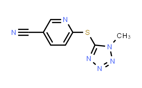 6-((1-Methyl-1h-tetrazol-5-yl)thio)nicotinonitrile