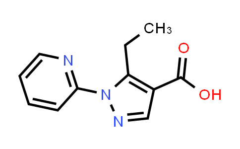 5-乙基-1-(吡啶-2-基)-1h-吡唑-4-羧酸