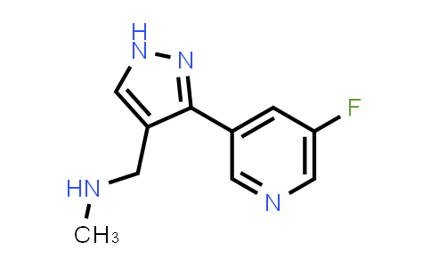 {[3-(5-fluoropyridin-3-yl)-1h-pyrazol-4-yl]methyl}(methyl)amine