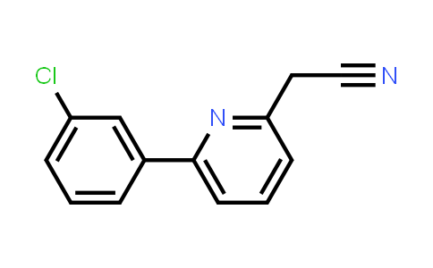 2-[6-(3-Chlorophenyl)pyridin-2-yl]acetonitrile