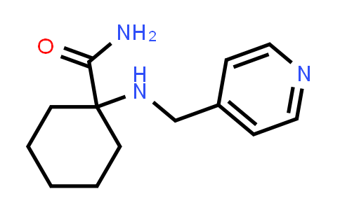 1-{[(Pyridin-4-yl)methyl]amino}cyclohexane-1-carboxamide