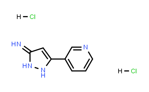 5-(Pyridin-3-yl)-1,2-dihydro-3h-pyrazol-3-imine dihydrochloride