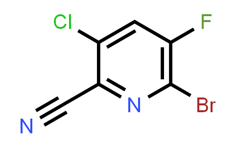 6-Bromo-3-chloro-5-fluoropyridine-2-carbonitrile