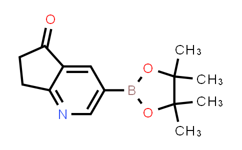 3-(4,4,5,5-Tetramethyl-1,3,2-dioxaborolan-2-yl)-6,7-dihydro-5H-cyclopenta[b]pyridin-5-one