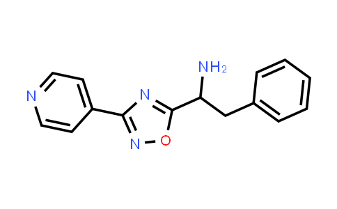 2-苯基-1-(3-(吡啶-4-基)-1,2,4-噁二唑-5-基)乙烷-1-胺