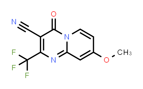8-Methoxy-4-oxo-2-(trifluoromethyl)-4H-pyrido[1,2-a]pyrimidine-3-carbonitrile