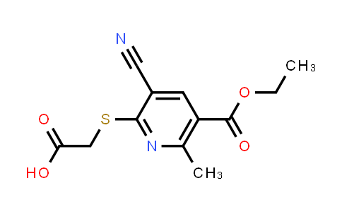 2-{[3-氰基-5-(乙氧基羰基)-6-甲基吡啶-2-基]硫烷基}乙酸