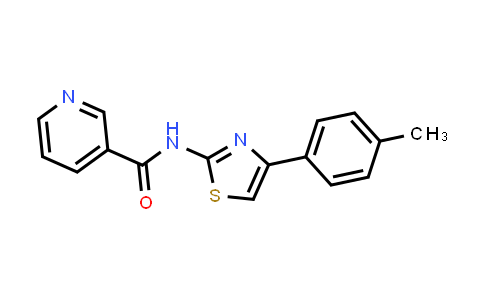 N-(4-(p-tolyl)thiazol-2-yl)nicotinamide