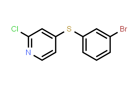 4-[(3-溴苯基)硫烷基]-2-氯吡啶