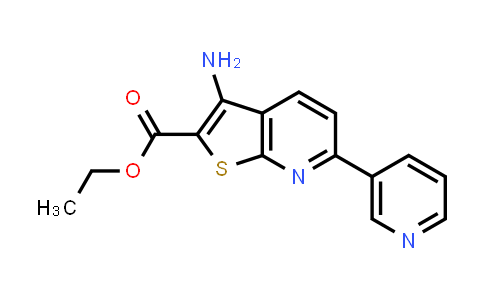 Ethyl 3-amino-6-(pyridin-3-yl)thieno[2,3-b]pyridine-2-carboxylate