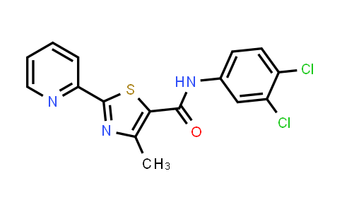 N-(3,4-二氯苯基)-4-甲基-2-(吡啶-2-基)噻唑-5-甲酰胺