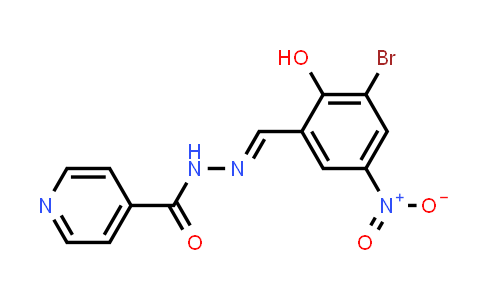 (E)-N'-(3-溴-2-羥基-5-硝基芐亞基)異煙酰肼