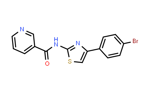 N-(4-(4-bromophenyl)thiazol-2-yl)nicotinamide