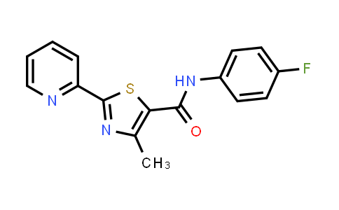 N-(4-氟苯基)-4-甲基-2-(吡啶-2-基)噻唑-5-甲酰胺