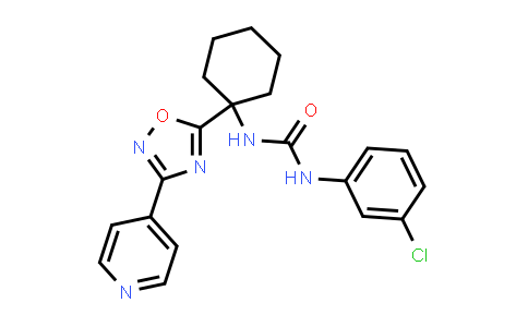 1-(3-氯苯基)-3-(1-(3-(吡啶-4-基)-1,2,4-噁二唑-5-基)环己基)脲