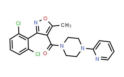 (3-(2,6-Dichlorophenyl)-5-methylisoxazol-4-yl)(4-(pyridin-2-yl)piperazin-1-yl)methanone