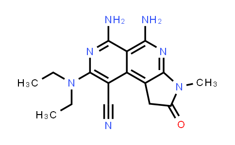5,6-Diamino-8-(diethylamino)-3-methyl-2-oxo-2,3-dihydro-1h-pyrrolo[2,3-c][2,7]naphthyridine-9-carbonitrile